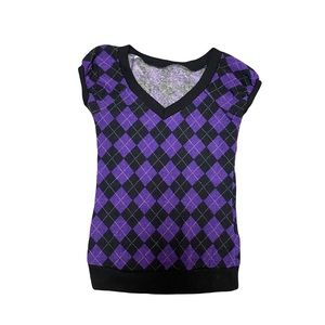 Super cool plaid womens top
